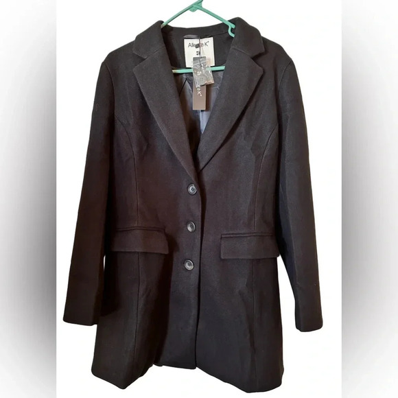 NWT Women’s Wool Coat Women's Mid-length Winter Overcoat - Picture 1 of 5